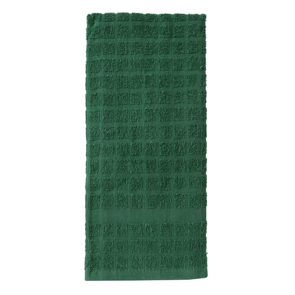 Ritz Classic Solid Kitcehn Towel 100% Cotton Terry Dark Green 12320